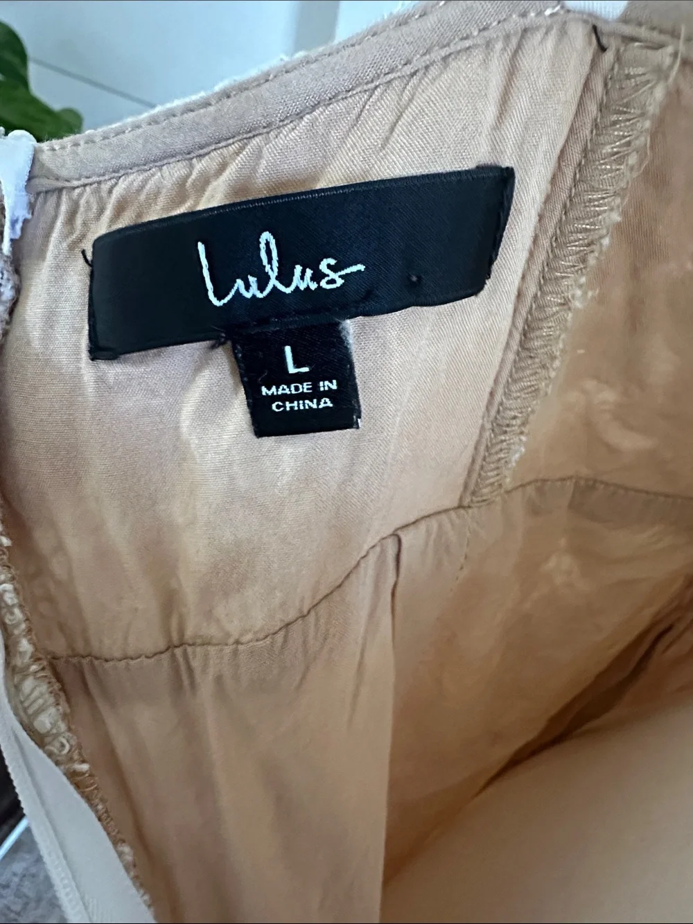 Lulu’s White Lace Slip Dress with Handkerchief Hem